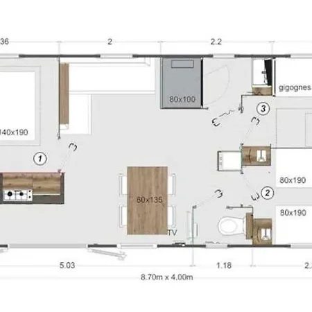3 Etoiles - Piscine - Ccaideb *